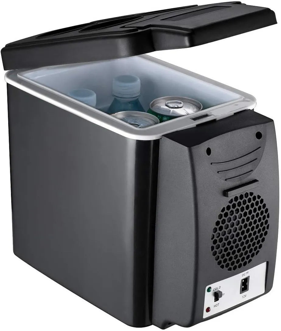 Carziyer Gelado elétrico 330ml 12V/220V, 6 L, 12 V, carro, mini frigorífico portátil, Mini Frigorífico 9 latas 330ml, Mini Gelado elétrico, Para Família