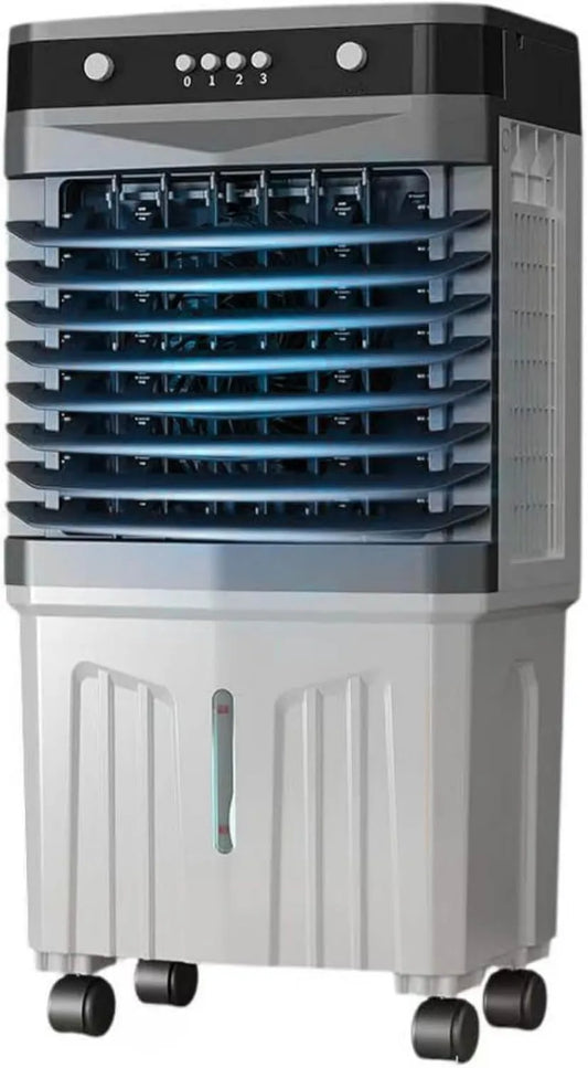 Generic Ar condicionado, portátil, temporizador, industrial, 3 velocidades, oscilação, tanque grande, 12 h temporizador, unidade de refrigeração, Ventilador