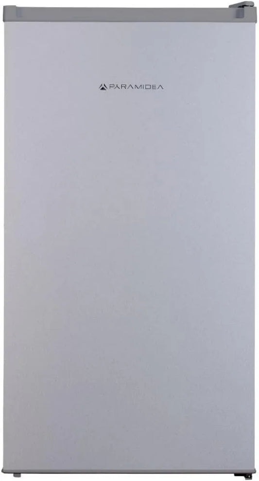 Frigorífico FRG104S, 100 L, classe energética E, prata, pés reguláveis Classe E Cor Prata FRG104S, PYRAMIDEA Frigorífico Capacidade total