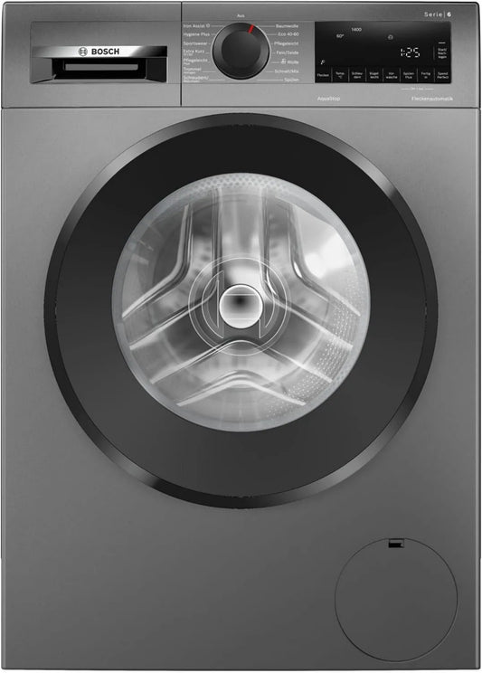 Bosch WGG244ZR10 Máquina de lavar roupa, 9 kg, vapor, higiene, elimina 16 tipos de manchas, 1400 rpm, SpeedPerfect, Bosch Series 6 Carregando máquina de lavar roupa