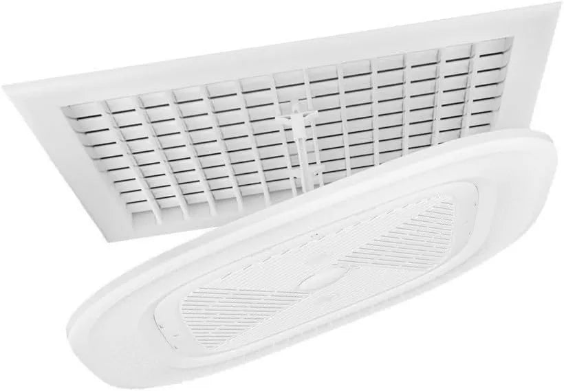 JoyousMall Ar condicionado, defletor de teto quadrado ABS para unidades de cassete de ar frio
