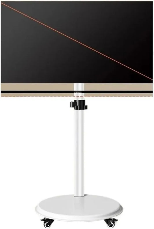 JCQxJJLWN Smart TV SC50200, 43 polegadas, TV, LCD, branco, SC50200-W-Roda, TV de baixa altura SC50200, Montanha rotativa, Montanha no solo