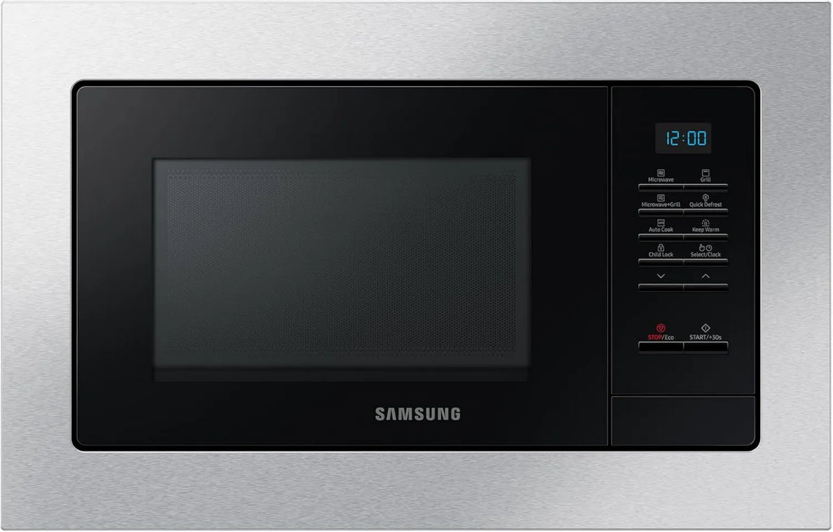 Samsung MG23A7013CT Microondas, 38 cm, 23 L, 800 W, encastrado, grelhador, microondas, Niche 38 cm, 23 litros, 800w