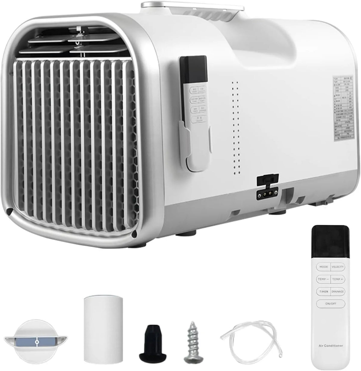 HUINGTON Ar condicionado, portátil, exterior, camping, 4400/5100 BTU, veículo, tudo em refrigeração, aquecimento, rede de mosquitos