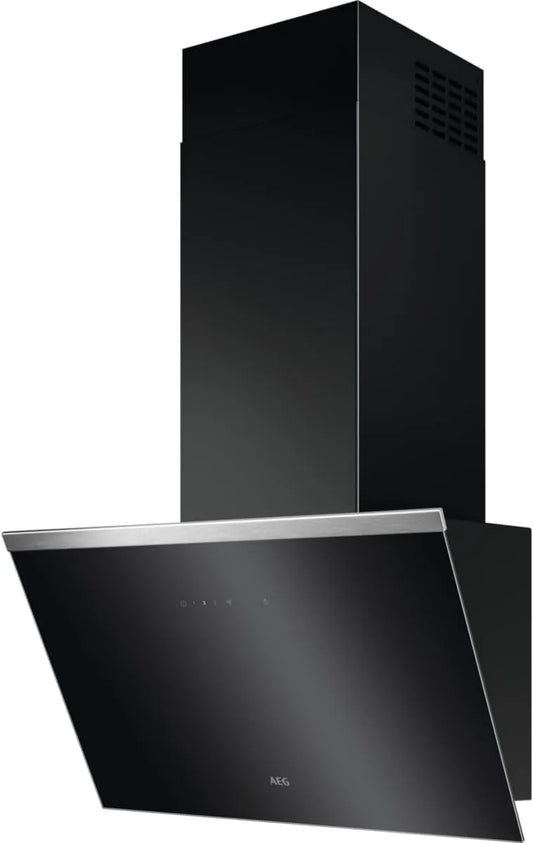AEG Hob2Hood DVE5661HB exaustor, 60 cm, 500 m3/h, 74 dB, capa de cozinha, instalação de parede, toque, preto, 64, evacuação e recirculação
