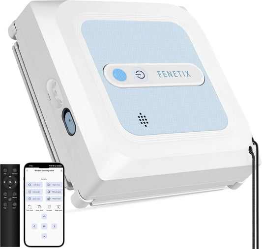 FENETIx Modelo 6000Pa YW757, Viter Robô de limpeza com 6 autocarro, controlo de aplicação, inteligente robô de lavagem-vitro, detecção de borda e planejamento