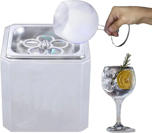 Generic Congelador, profissional, ideal para bares e casa, Cooler de vidro CO2 profissional: congelador instantâneo de 6 segundos a -40°C
