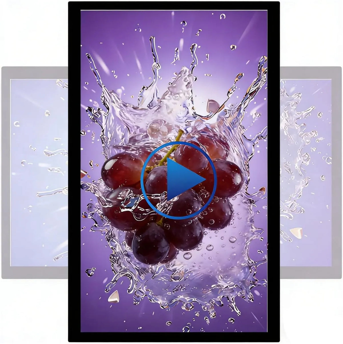 BEESOM modelo 27in, 18,5' LCD TFT 1920x1080 e rotação 270°, pequenos comerciantes 27in, ecrã, USB, para pontos de venda, Prático