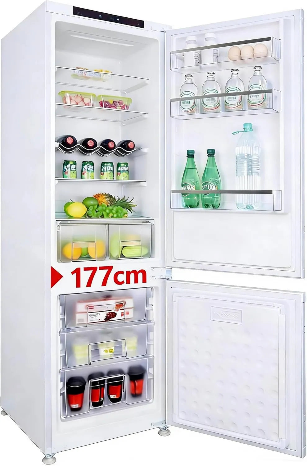 magictec Congelador L, 62, 248 L, encastrado, No Frost, armário congelador, 177 cm, 186 L, congelador, congelador com