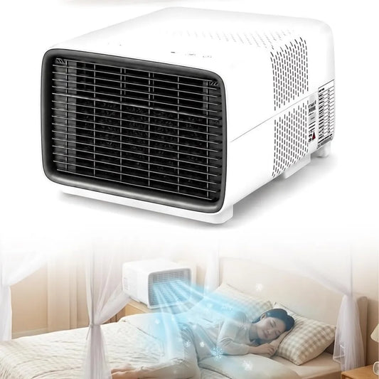 GZGHRZQS Ar condicionado, portátil, temporizador, camping, comando à distância, arrefecimento rápido, desumidificação, ventilação, escritório, tenda, caravana