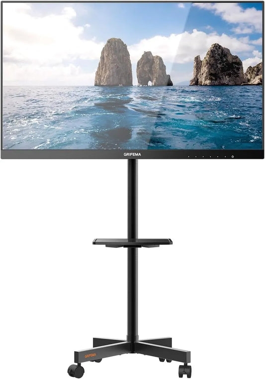 GRIFEMA suporte de TV de 65' 400 x 400 mm, rodas móveis, ecrã LCD, carga máxima 40 kg, TV LCD e LED