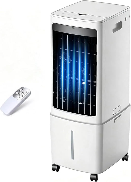 Generic Ar condicionado, 40 L, portátil, temporizador, 3 velocidades, unidade móvel AC com 7-5 hora temporizador, mesa